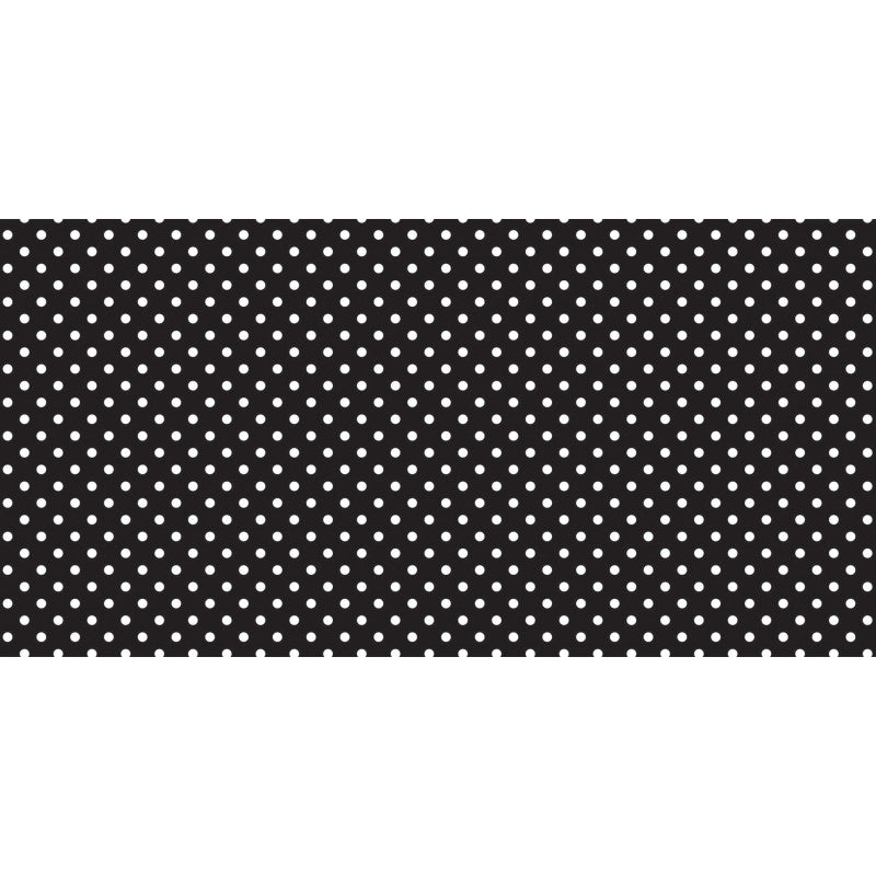 FADELESS - Bulletin Board Art Paper, Classic Dots-Black & White, 48" x 50', 1 Roll