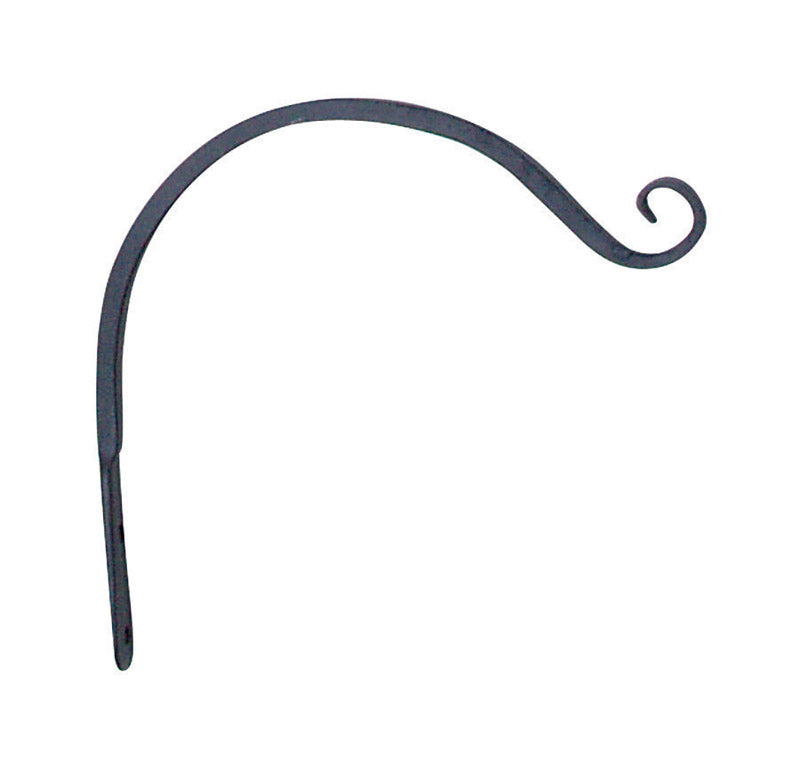 PANACEA - Panacea Black Wrought Iron 8-1/4 in. H Curved Forged Plant Hook 1 pk