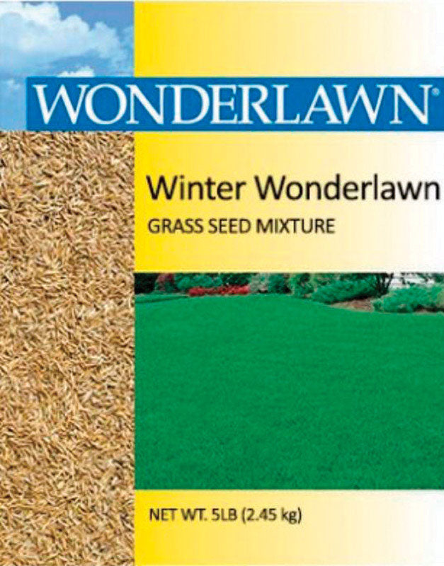 BARENBRUG - Barenbrug Winter Wonderlawn Italian/Perennial Ryegrass Partial Shade/Sun Grass Seed 5 lb