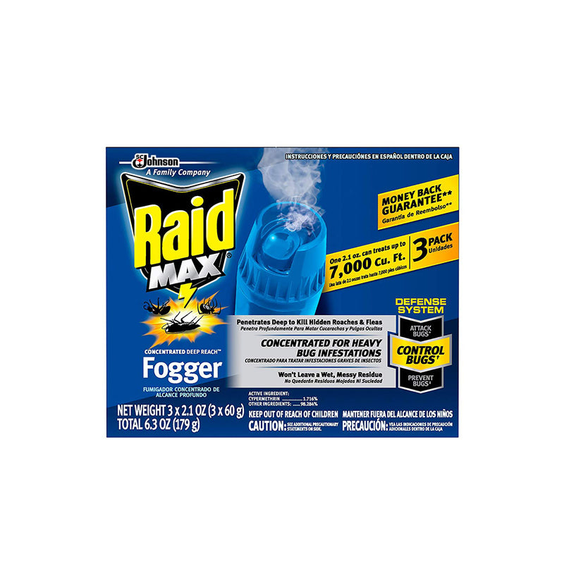 RAID - Raid MAX Insect Killer Aerosol 2.1 oz - Case of 6