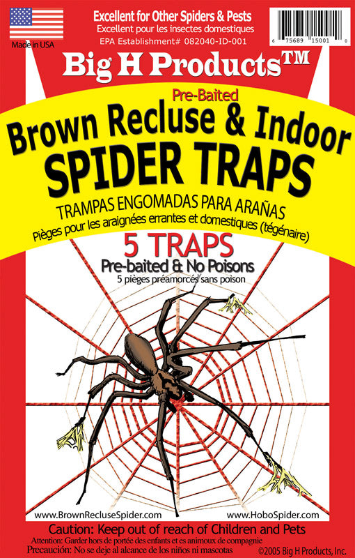 BIG H PRODUCTS - Big H Products Spider Trap 3.2 oz - Case of 12