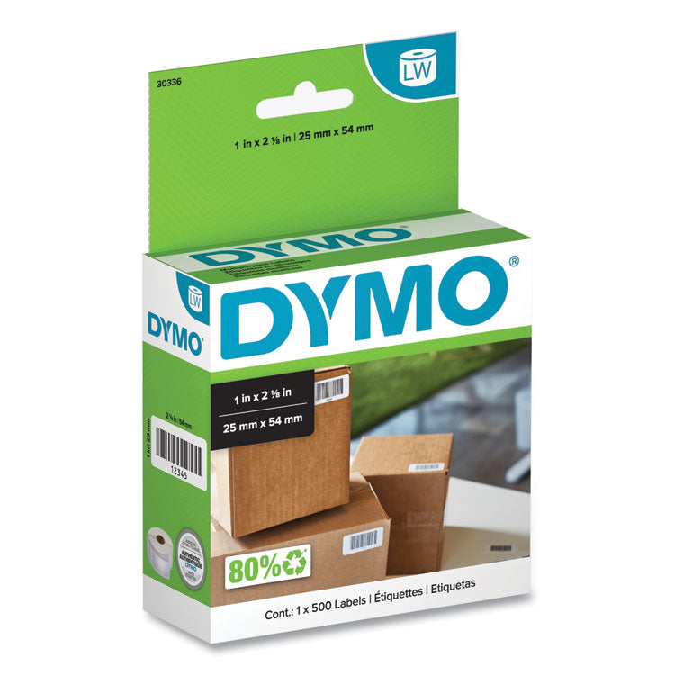 DYMO - LabelWriter Multipurpose Labels, 1" x 2.12", White, 500 Labels/Roll (9579582)