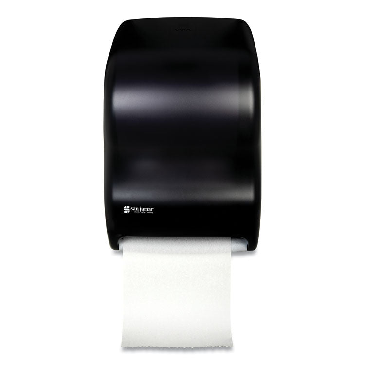 San Jamar - Tear-N-Dry Touchless Roll Towel Dispenser, 11.75 x 9 x 15.5, Black Pearl