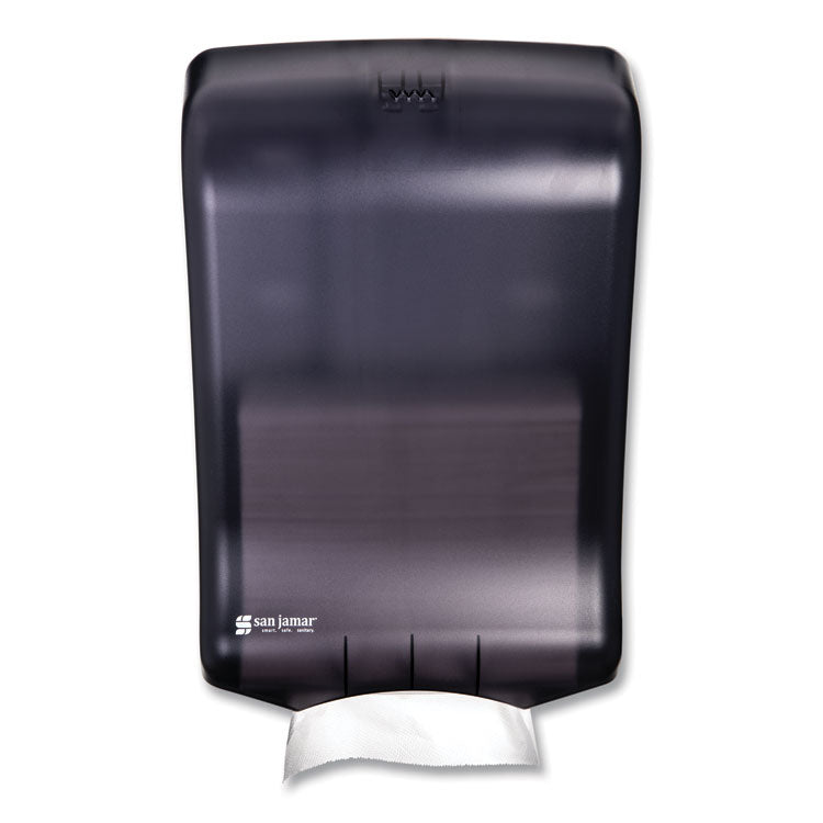 San Jamar - Ultrafold Multifold/C-Fold Towel Dispenser, Classic, 11.75 x 6.25 x 18, Black Pearl