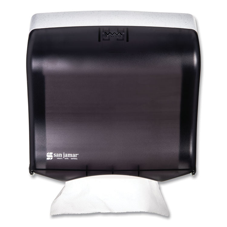 San Jamar - Ultrafold Fusion C-Fold and Multifold Towel Dispenser, 11.5 x 5.5 x 11.5, Black