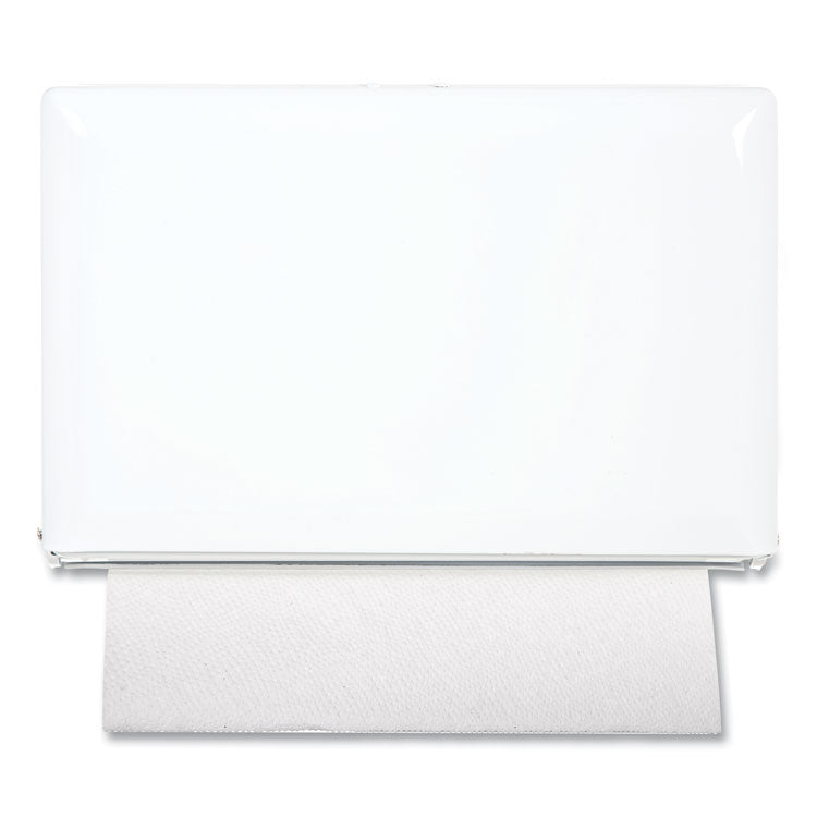 San Jamar - Singlefold Paper Towel Dispenser, 10.75 x 6 x 7.5, White