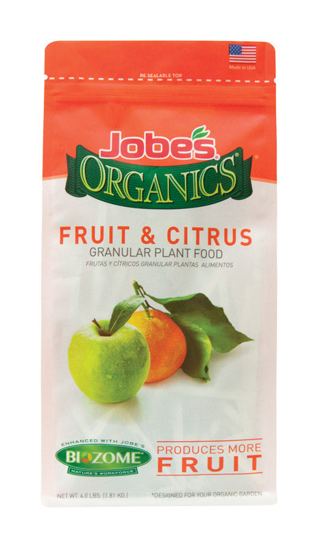 JOBE'S - Jobe's Organic Granules Fruit & Ctirus Plant Food 4 lb