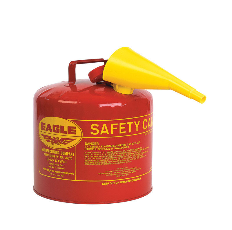 EAGLE - Eagle Steel Safety Gas Can 5 gal [UI50FS]