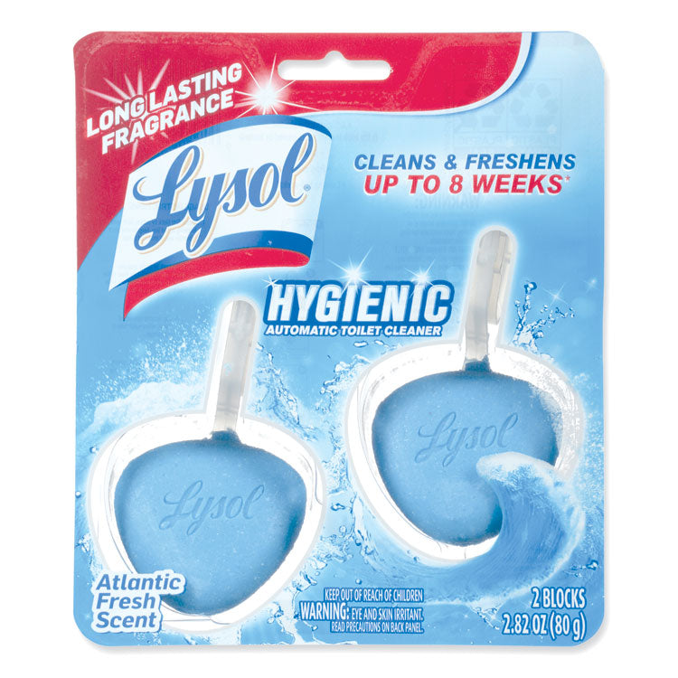 LYSOL Brand - Hygienic Automatic Toilet Bowl Cleaner, Atlantic Fresh, 2/Pack