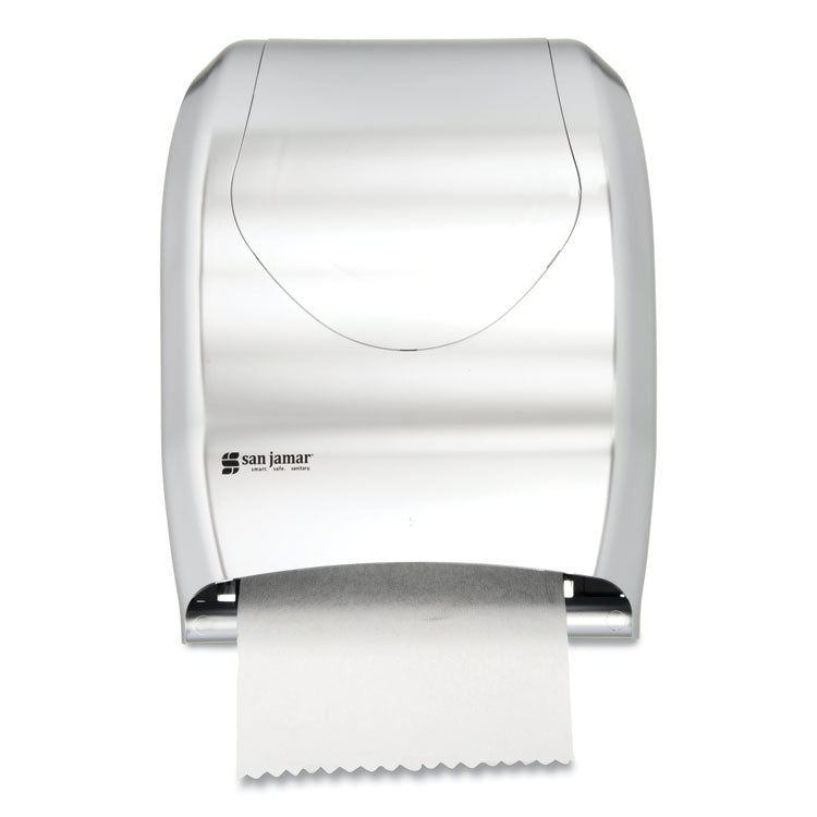 San Jamar - Tear-N-Dry Touchless Roll Towel Dispenser, 16.75 x 10 x 12.5, Silver