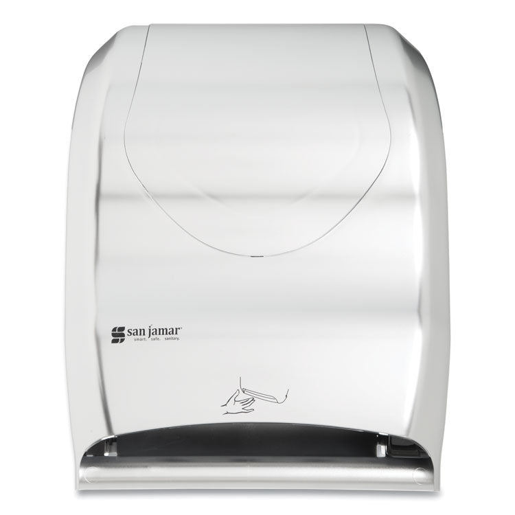 San Jamar - Smart System with iQ Sensor Towel Dispenser, 16.5 x 9.75 x 12, Silver