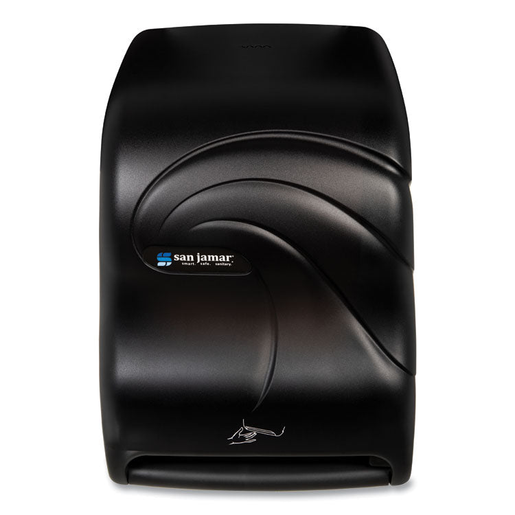 San Jamar - Smart System with iQ Sensor Towel Dispenser, 11.75 x 9.25 x 16.5, Black Pearl