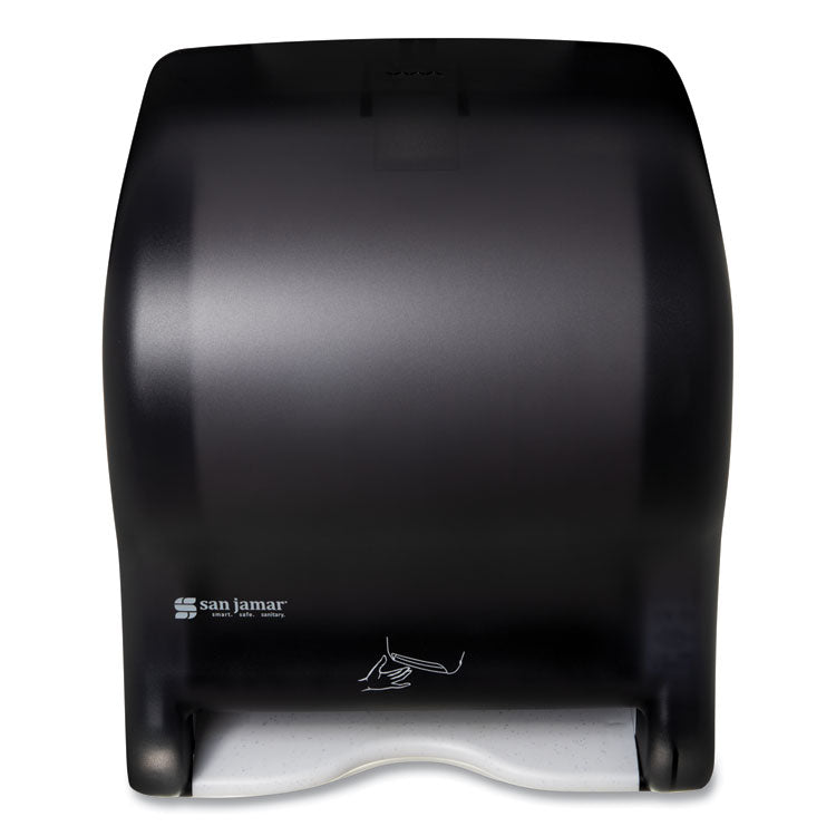 San Jamar - Smart Essence Electronic Roll Towel Dispenser, 11.88 x 9.1 x 14.4, Black