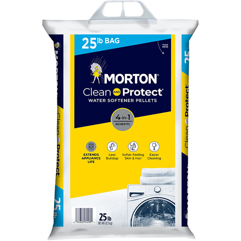 MORTON - Morton Clean And Protect Water Softener Salt Pellets 25 lb