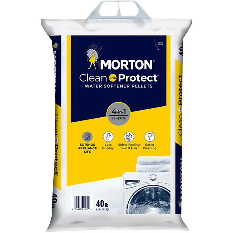 MORTON - Morton Clean and Protect Water Softener Salt Pellets 40 lb