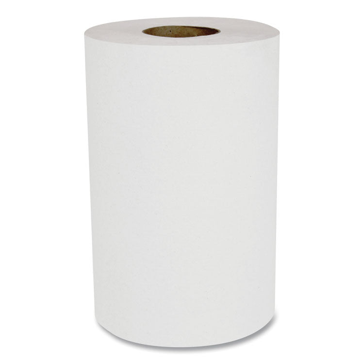 Boardwalk - Hardwound Paper Towels, Nonperforated, 1-Ply, 8" x 350 ft, White, 12 Rolls/Carton