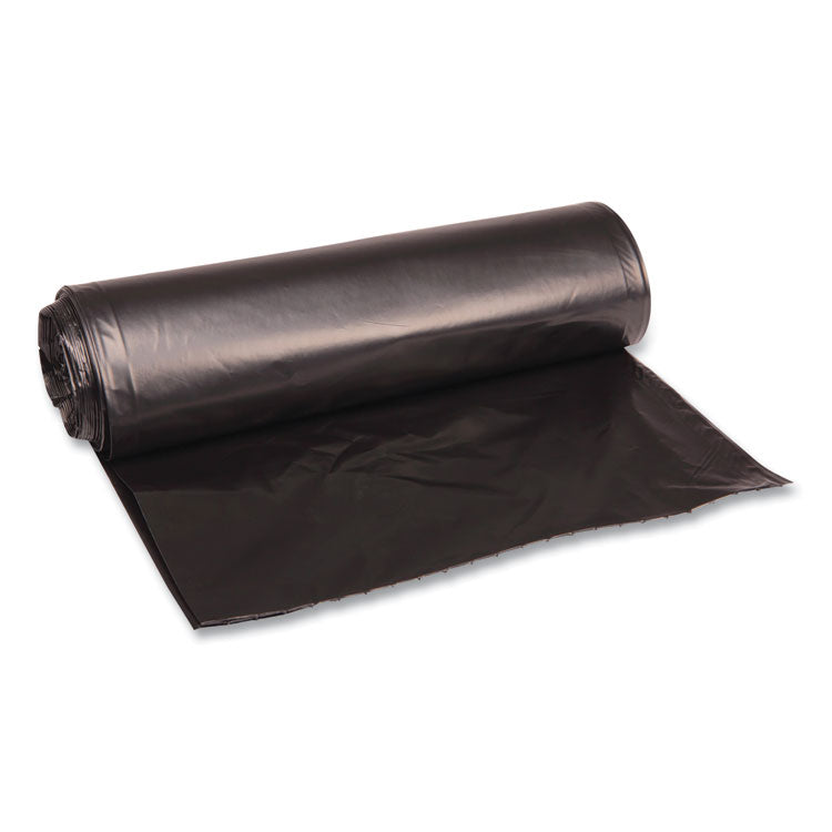 Boardwalk - Low Density Repro Can Liners, 33 gal, 1.6 mil, 33" x 39", Black, 10 Bags/Roll, 10 Rolls/Carton