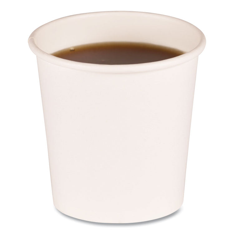 Boardwalk - Paper Hot Cups, 4 oz, White, 20 Cups/Sleeve, 50 Sleeves/Carton