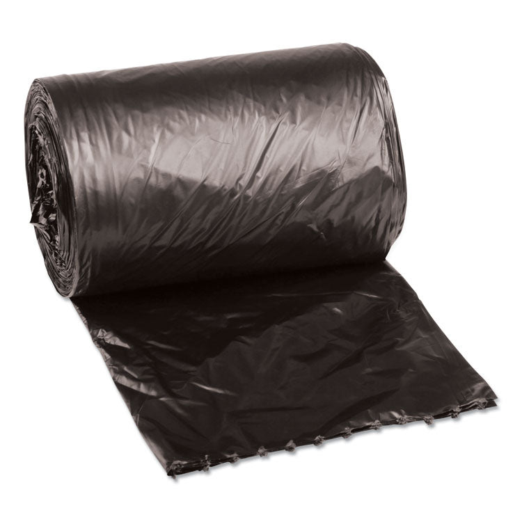 Boardwalk - Low-Density Waste Can Liners, 4 gal, 0.35 mil, 17" x 17", Black, 1,000/Carton