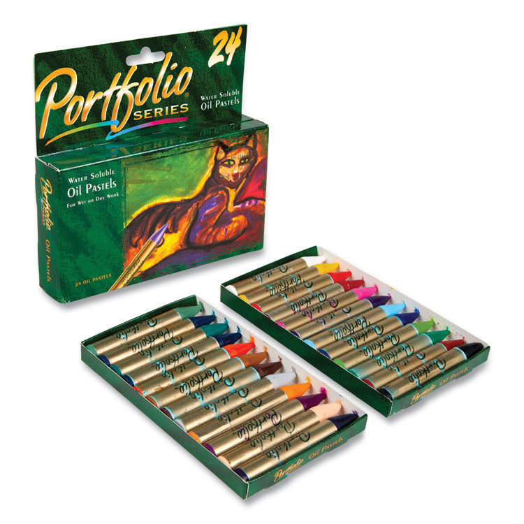 Crayola - Portfolio Series Oil Pastels, 24 Assorted Colors, 24/Pack