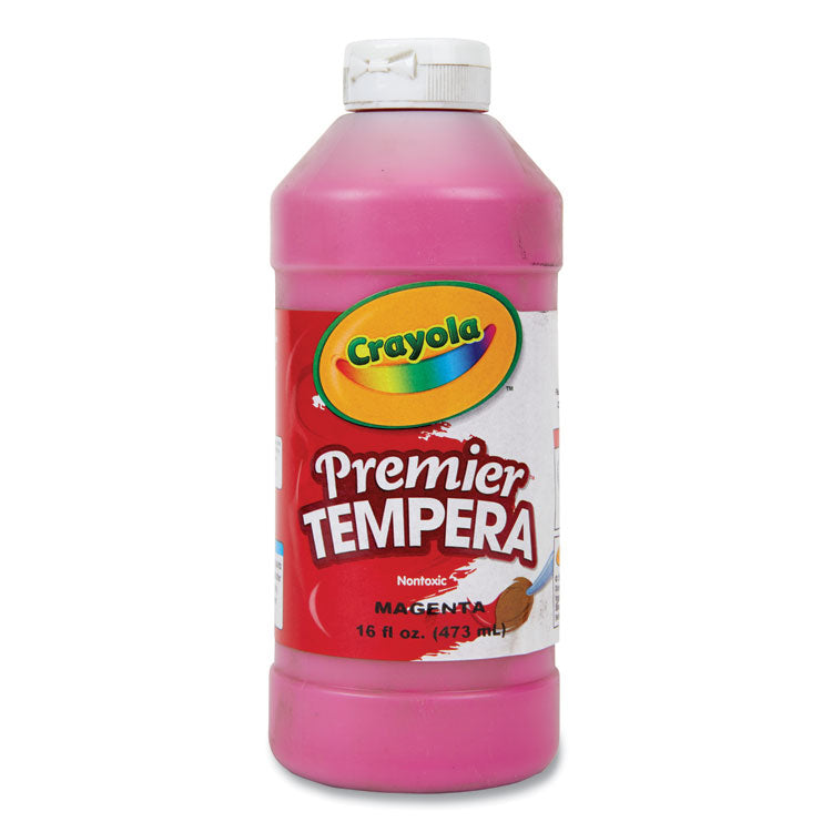 Crayola - Premier Tempera Paint, Magenta, 16 oz Bottle