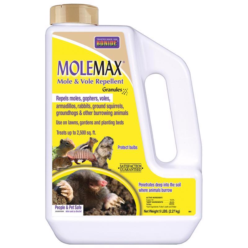 BONIDE - Bonide MoleMax Animal Repellent Granules For Moles and Voles 5 lb