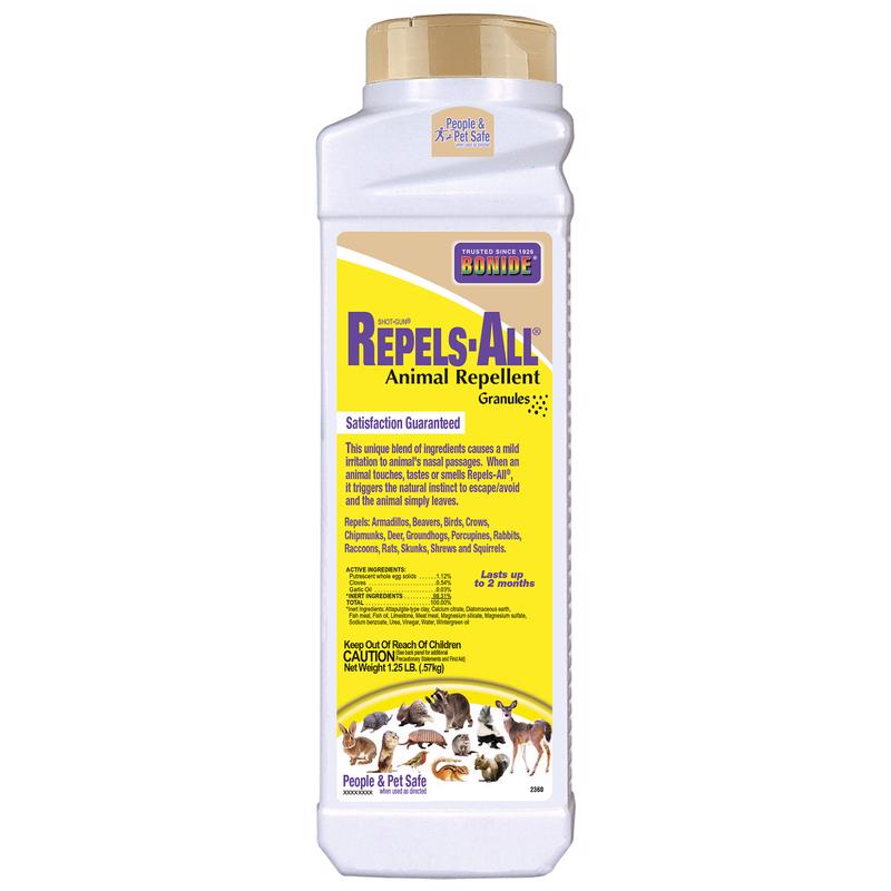 BONIDE - Bonide Repels-All Animal Repellent Granules For Most Animal Types 1.25 lb