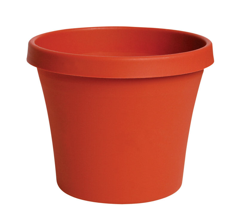 BLOEM - Bloem Terrapot 5.5 in. H X 6 in. D Resin Traditional Planter Terracotta Clay