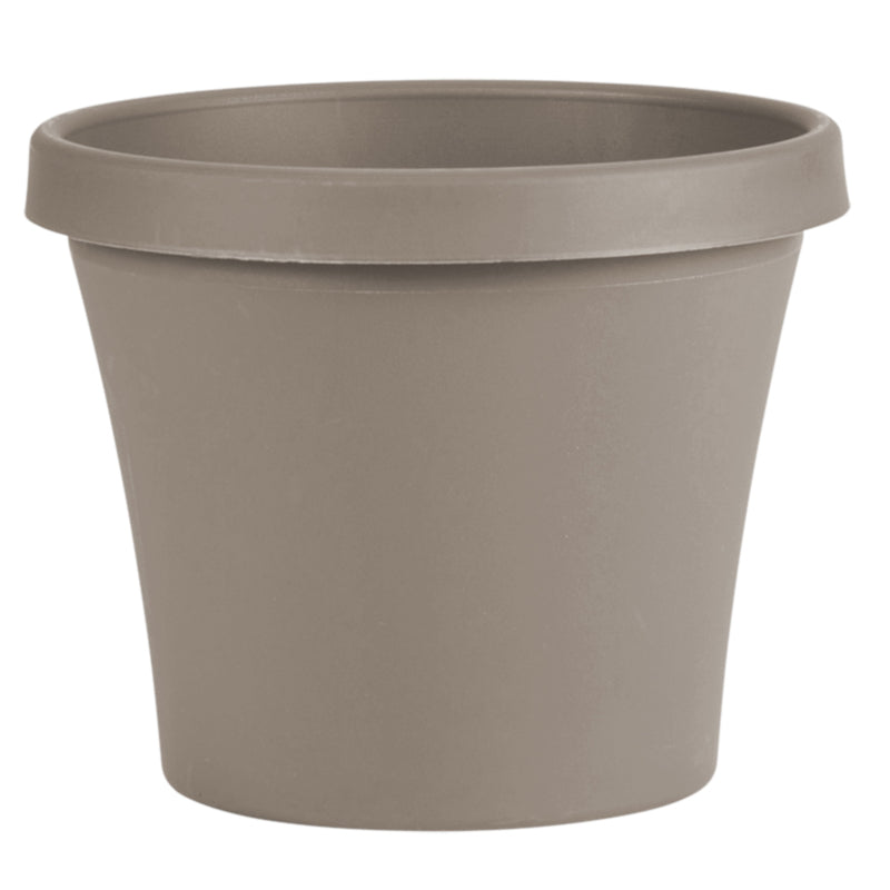 BLOEM - Bloem Terrapot 7 in. H Resin Traditional Planter Pebble Stone