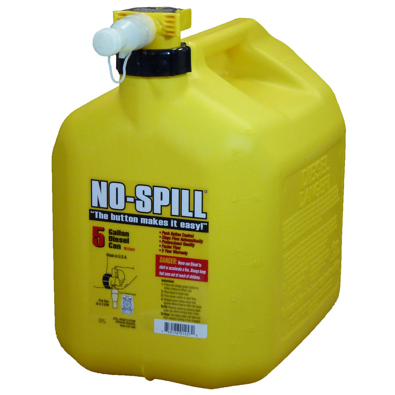 NO-SPILL - No-Spill Plastic Diesel Can 5 gal