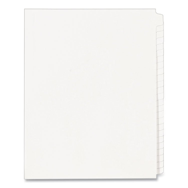 Avery - Blank Tab Legal Exhibit Index Divider Set, 25-Tab, Letter, White, Set of 25