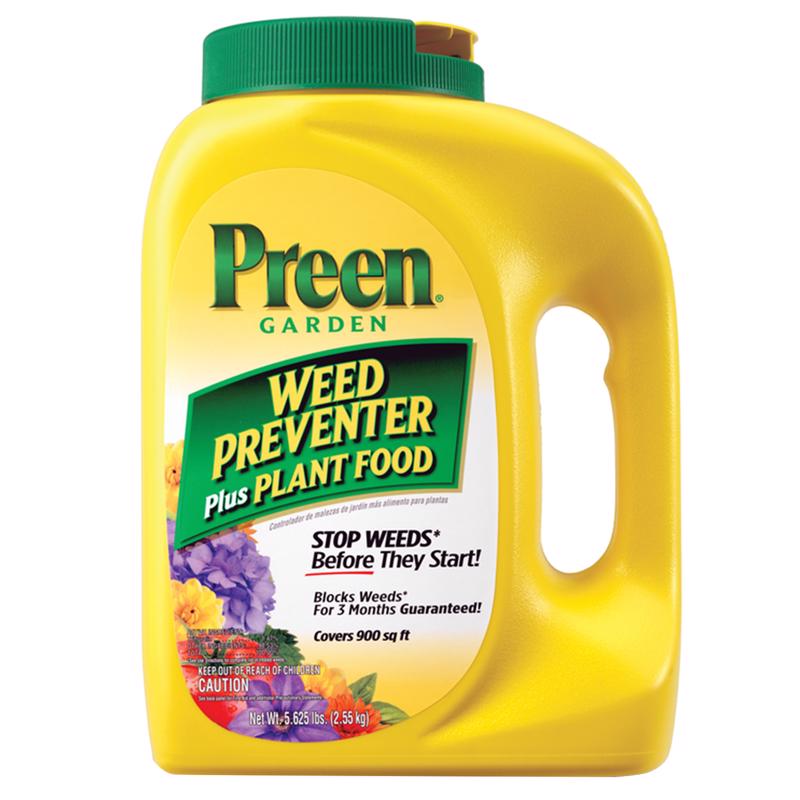 PREEN - Preen Granules Weed Preventer & Fertilizer 5.625 lb