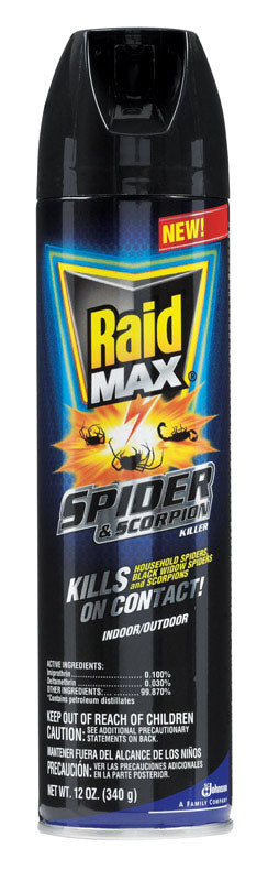 RAID - Raid MAX Insect Killer Aerosol 12 oz - Case of 12