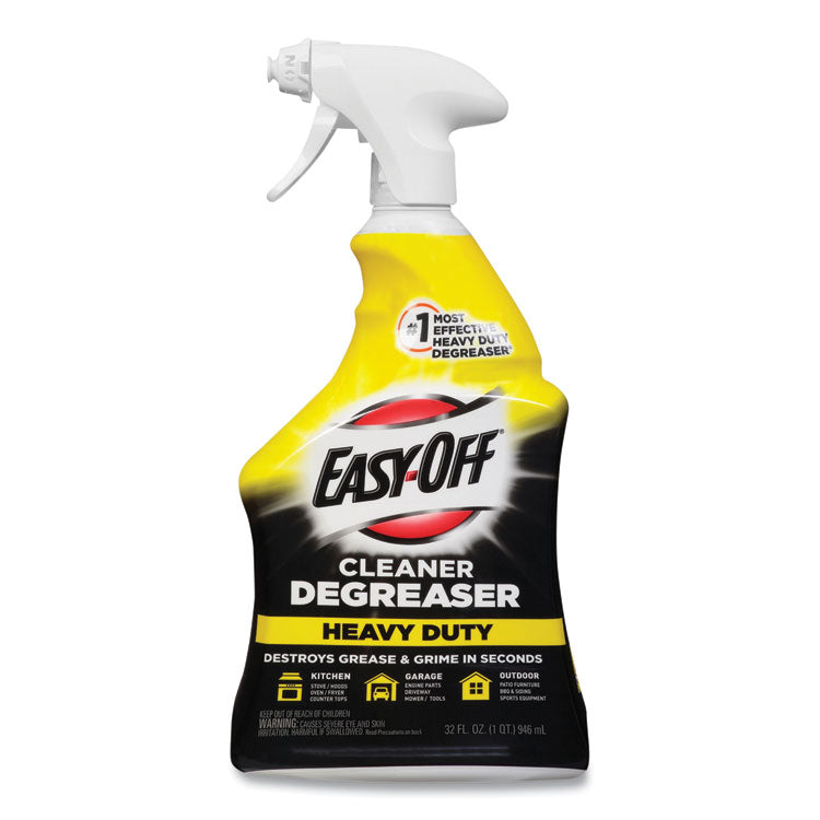 EASY-OFF - Heavy Duty Cleaner Degreaser, 32 oz Spray Bottle