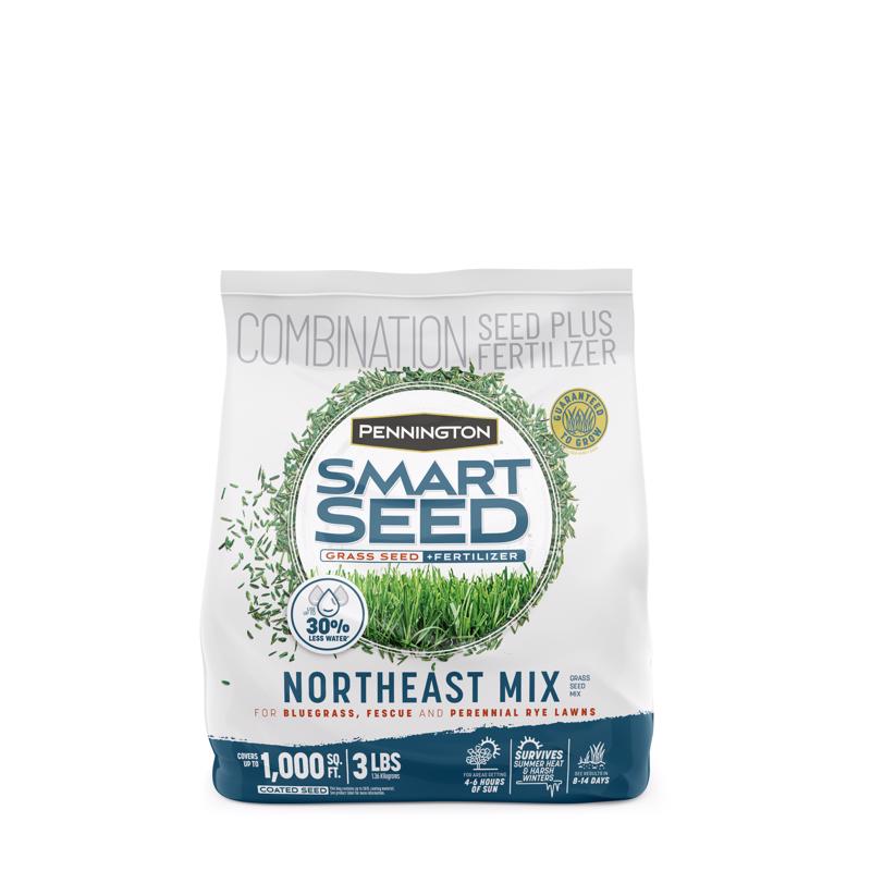 PENNINGTON - Pennington Smart Seed Mixed Sun or Shade Grass Seed and Fertilizer 3 lb