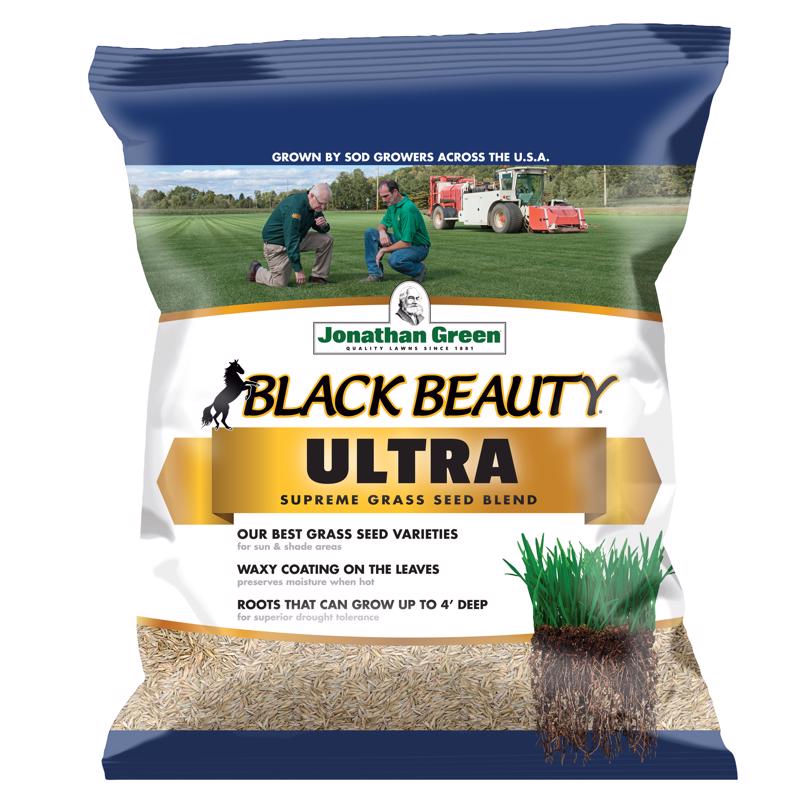JONATHAN GREEN - Jonathan Green Black Beauty Ultra All Grasses Sun or Shade Grass Seed 3 lb