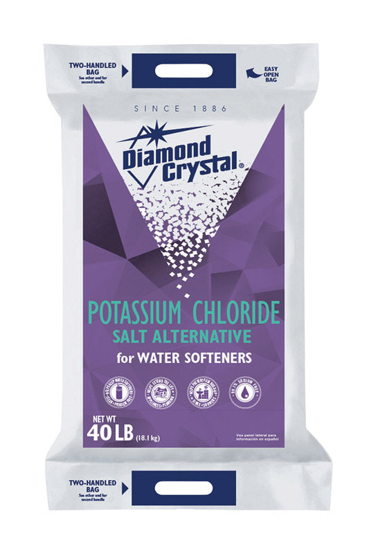 DIAMOND CRYSTAL - Diamond Crystal Potassium Chloride Crystal 40 lb