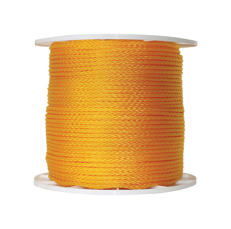 KOCH - Koch 1/4 in. D X 1000 ft. L Yellow Hollow Braided Poly Rope