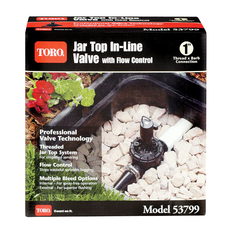 TORO - Toro Male NPT x Barb Jar Top Valve 1 in. 150 psi