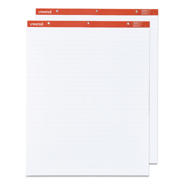 Universal - Easel Pads/Flip Charts, Presentation Format (1" Rule), 27 x 34, White, 50 Sheets, 2/Carton