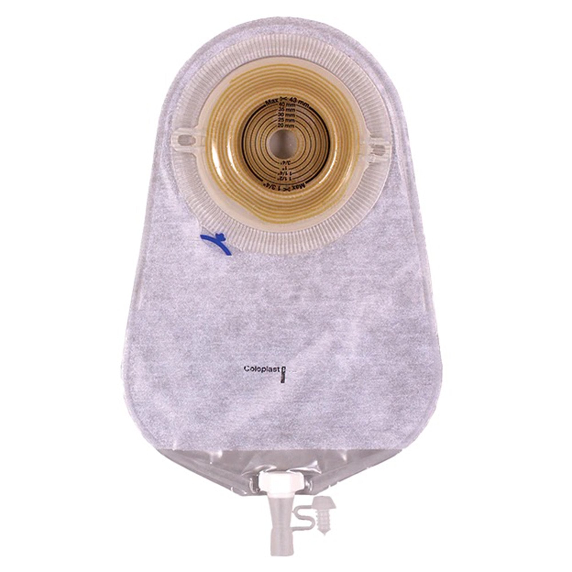 Coloplast - Urostomy Pouch Assura® One-Piece System 10-3/4 Inch Length Convex, Pre-Cut 7/8 Inch Stoma Drainable [10/BX]