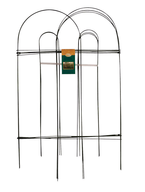 PANACEA - Panacea 10 ft. L X 32 in. H PVC Green Garden Fence - Case of 10