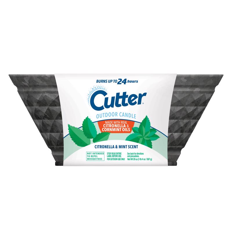 CUTTER - Cutter Citro Guard Citronella Candle For Mosquitoes/Other Flying Insects 20 oz