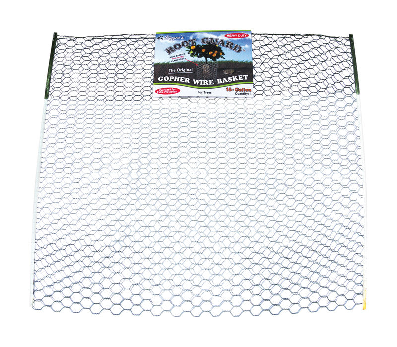 DIGGER'S - Digger's Root Guard 27.75 in. H X 25 in. W X 0.2 in. D Silver Coated Wire Gopher Wire Basket