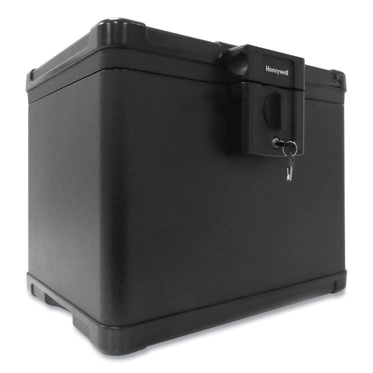 Honeywell - Molded Fire and Water File Chest, 16 x 12.6 x 13, 0.6 cu ft, Black