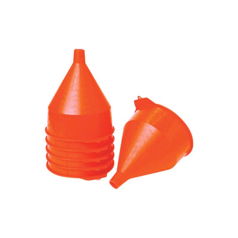 MILLER - Little Giant Orange 10-1/2 in. H Plastic 192 oz Funnel - Case of 6