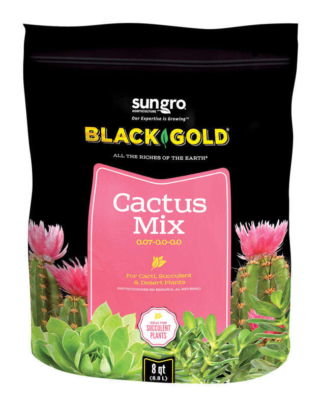 BLACK GOLD - Black Gold Organic Cacti and Succulent Potting Mix 8 qt
