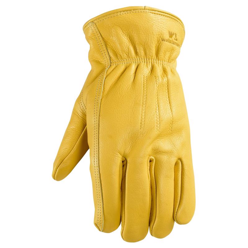 WELLS LAMONT - Wells Lamont Men's Cold Weather Gloves Tan/Yellow L 1 pair