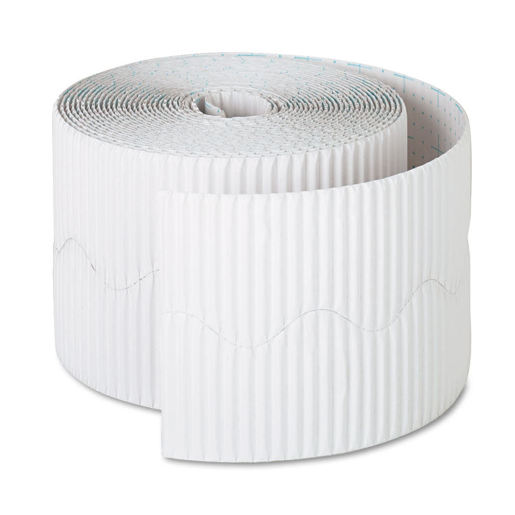 Pacon - Bordette Decorative Border, 2.25" x 50 ft Roll, White