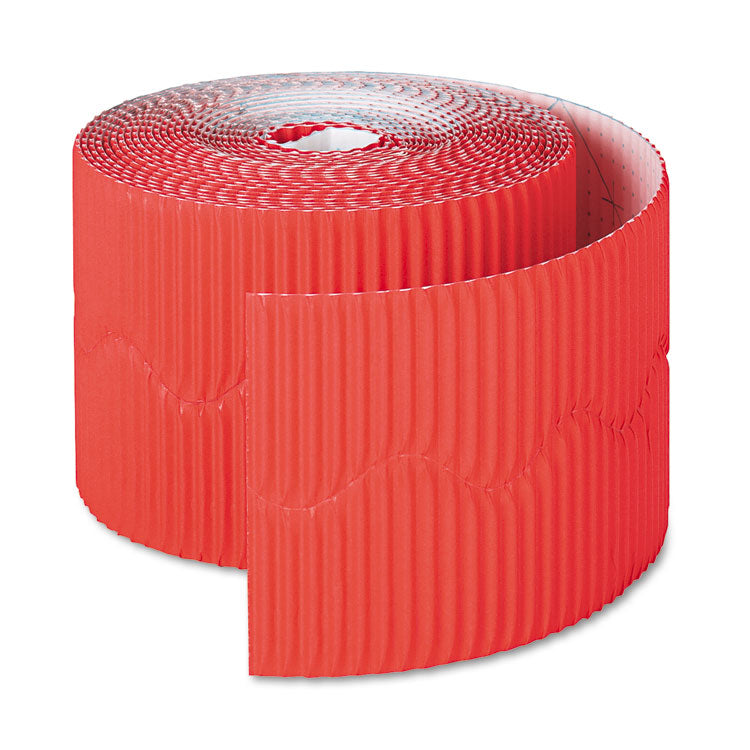 Pacon - Bordette Decorative Border, 2.25" x 50 ft Roll, Flame Red